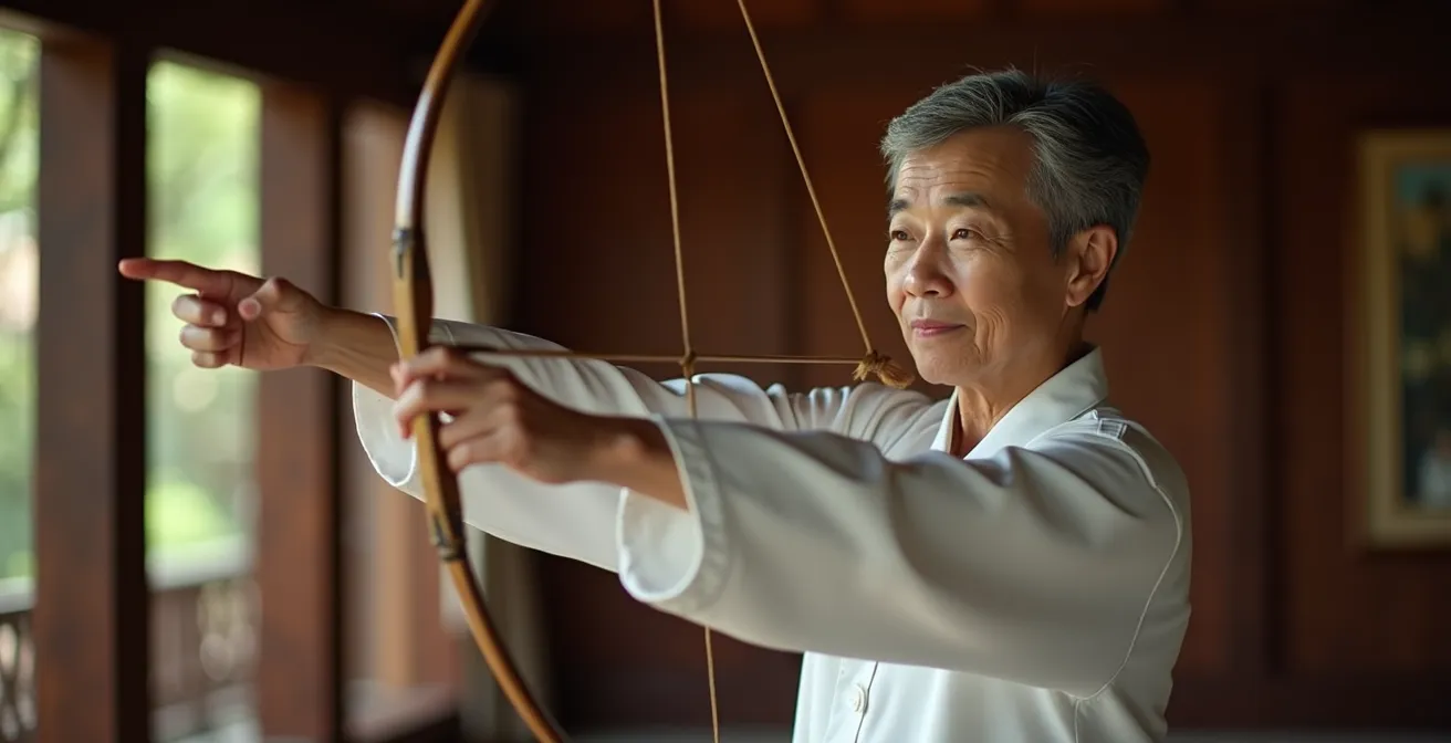 Démonstration des huit mouvements fluides du Ba Duan Jin en séquence