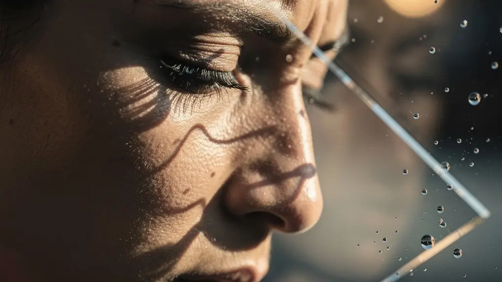 Athlète en visualisation mentale profonde avec représentation métaphorique de l'activation neuronale